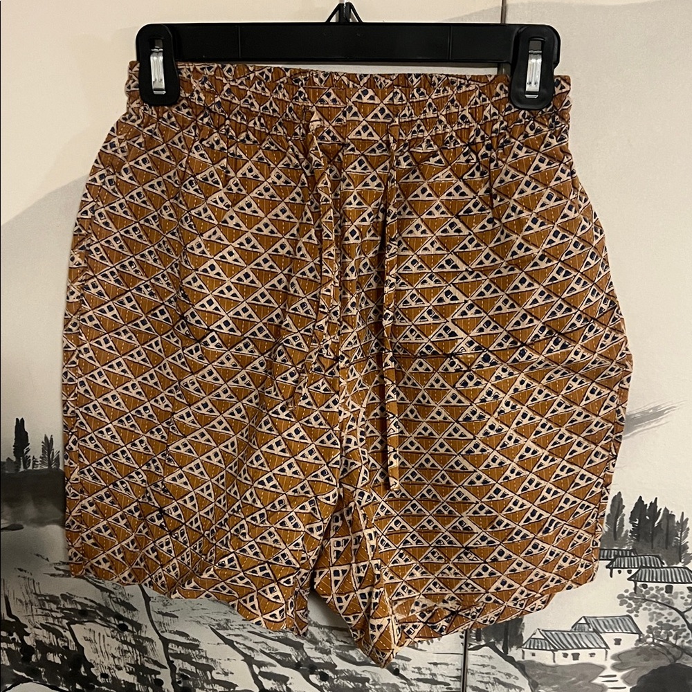 Kardo Olbia Gold/Beige/Blue Short - XS